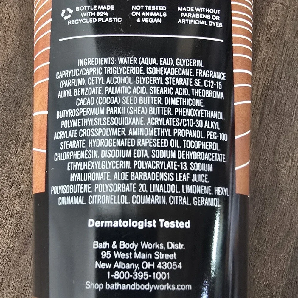 Bath‎ & Body Works Canyon Body Cream Shea Hyaluronic Acid Mens 8oz Skincare
